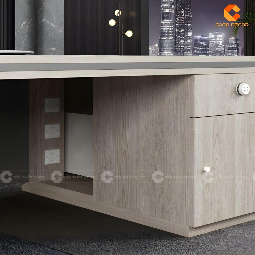 Bàn giám đốc gỗ công nghiệp BGD013 chất lượng