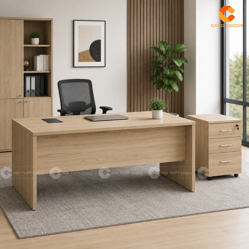 Mua Bàn Giám Đốc Có Tủ Phụ Liền Hay Tủ Di Động Sẽ Tiện Hơn? 5