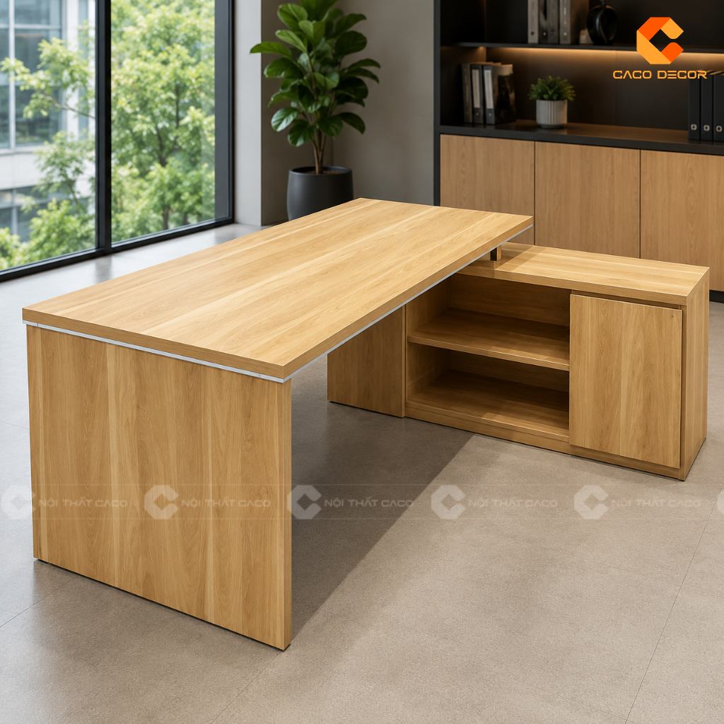 Mua Bàn Giám Đốc Có Tủ Phụ Liền Hay Tủ Di Động Sẽ Tiện Hơn? 7