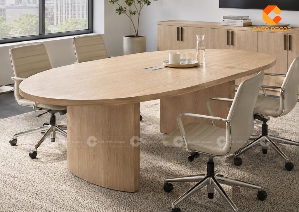 Các Mẫu Bàn Họp Oval Đẹp, Sang Trọng, Dễ Bố Trí 6
