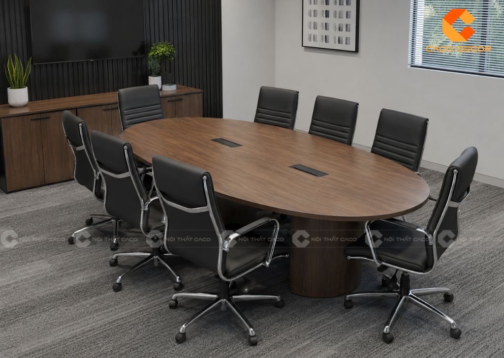 Các Mẫu Bàn Họp Oval Đẹp, Sang Trọng, Dễ Bố Trí 21