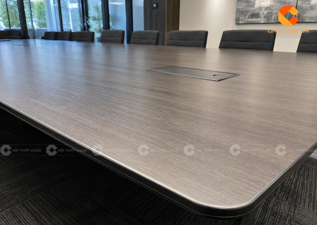 Mặt bàn họp 20 người phủ Laminate chống trầy
