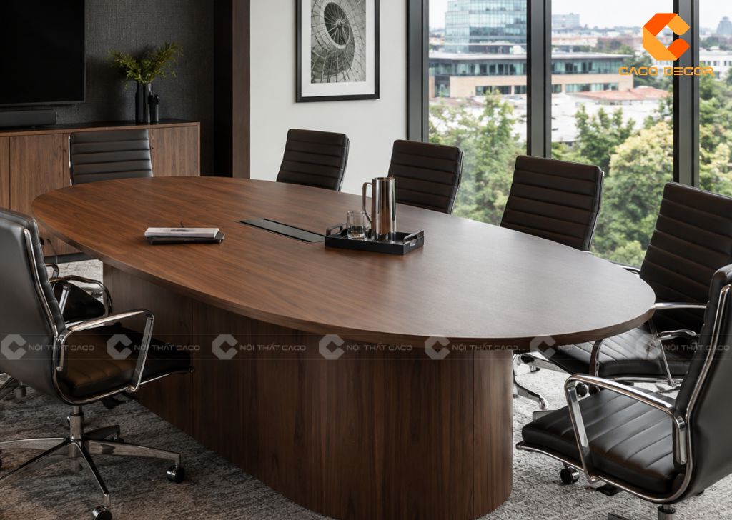 Các Mẫu Bàn Họp Oval Đẹp, Sang Trọng, Dễ Bố Trí 16