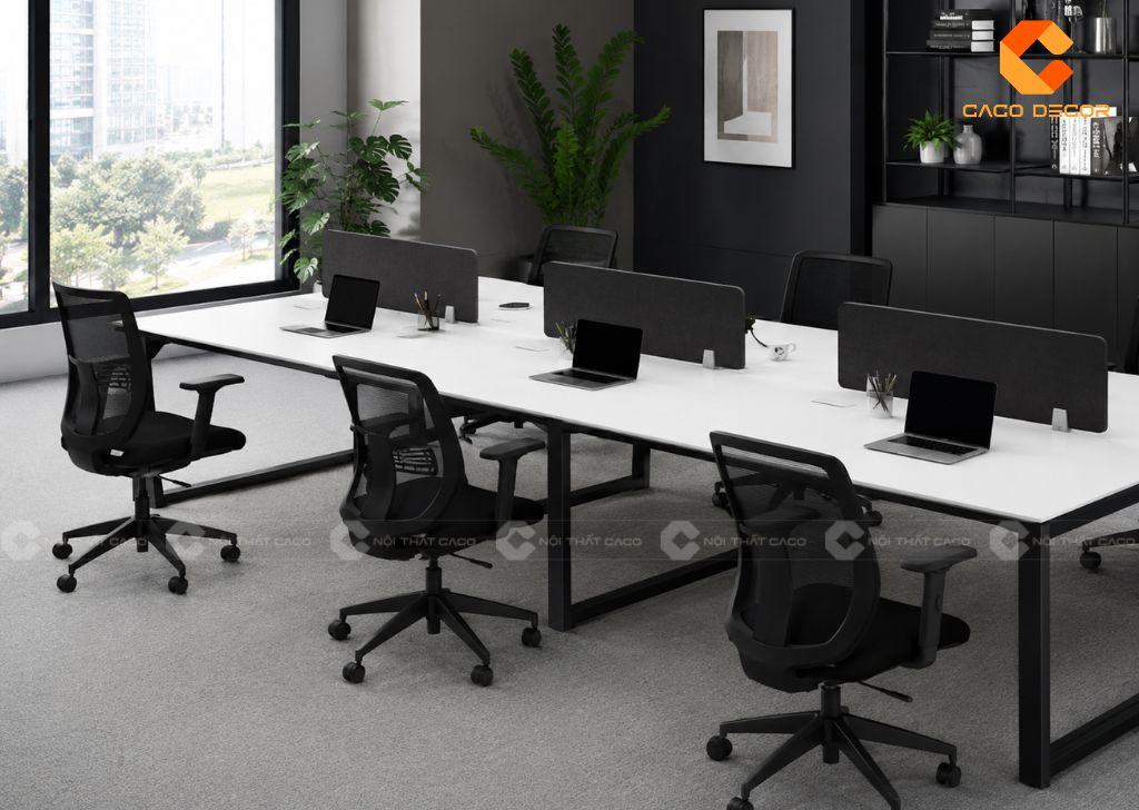 Mẫu Cụm Bàn Làm Việc 6 Người Đẹp, Giá Tốt Cho Doanh Nghiệp 7