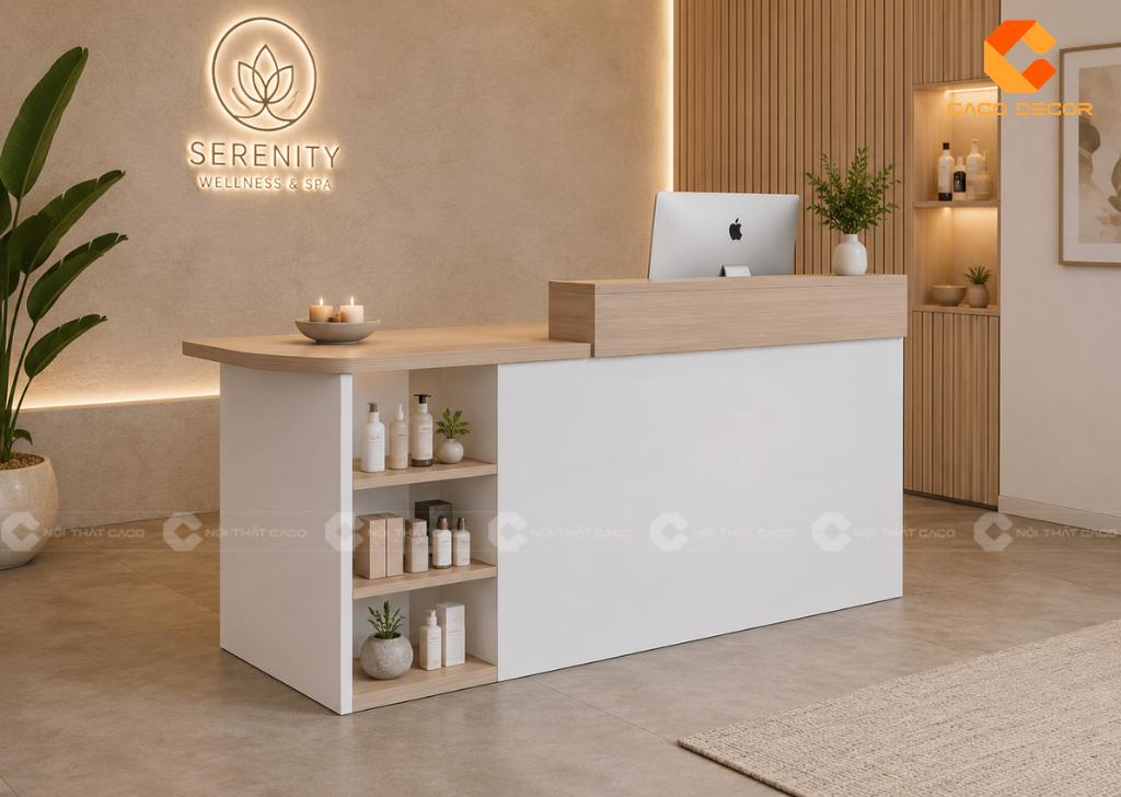 Quầy Lễ Tân Spa: 29+ Mẫu Đẹp, Hiện Đại, Giá Tốt 2026 4
