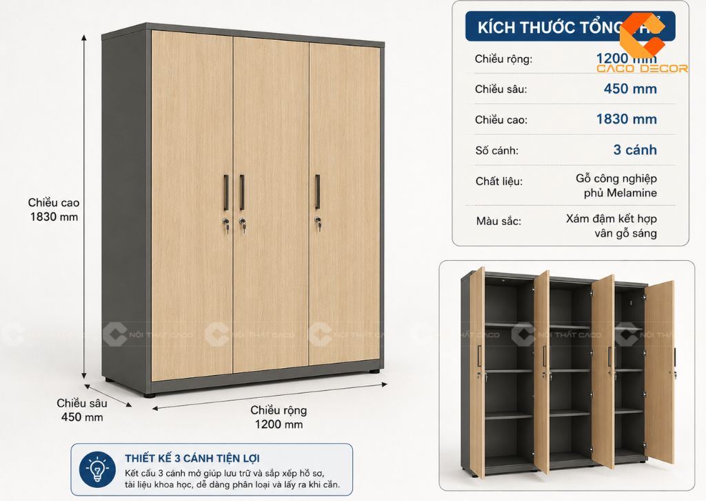 Kích Thước Tủ Hồ Sơ Văn Phòng Cần Biết Trước Khi Mua 4