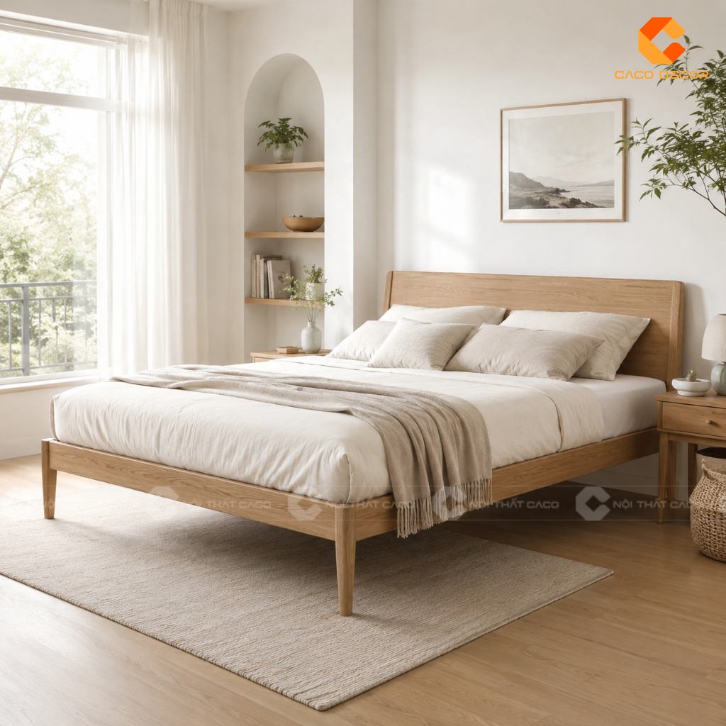 Các Mẫu Giường Gỗ Đẹp Hiện Đại Giá Trực Tiếp Xưởng Sản Xuất 4