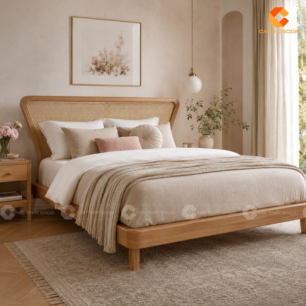 Các Mẫu Giường Gỗ Đẹp Hiện Đại Giá Trực Tiếp Xưởng Sản Xuất 10