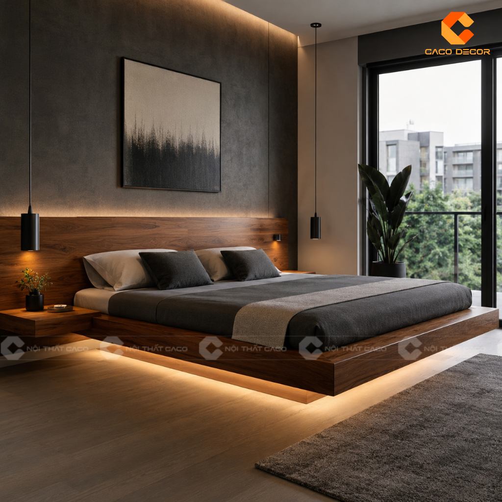 Các Mẫu Giường Gỗ Đẹp Hiện Đại Giá Trực Tiếp Xưởng Sản Xuất 12