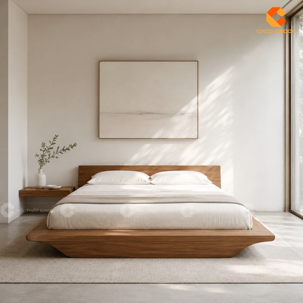 Các Mẫu Giường Gỗ Đẹp Hiện Đại Giá Trực Tiếp Xưởng Sản Xuất 14