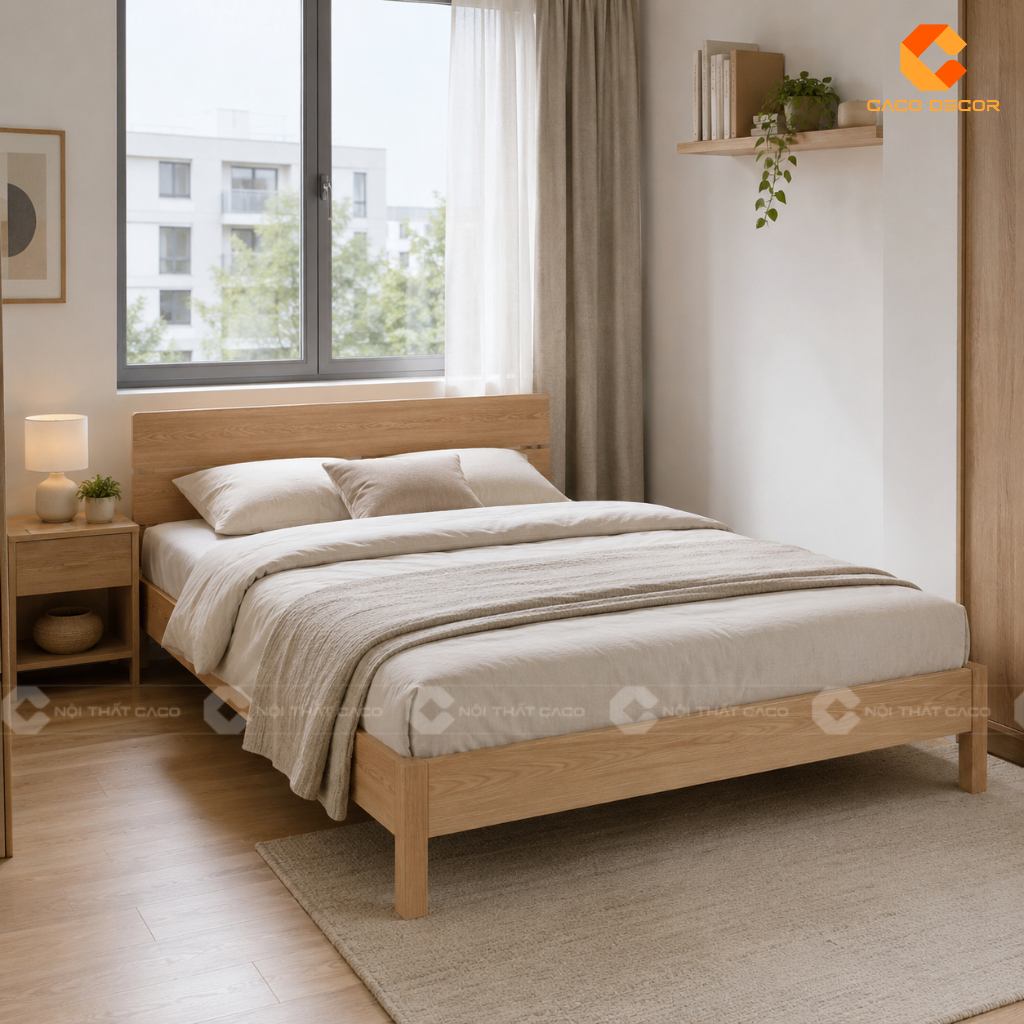 Các Mẫu Giường Gỗ Đẹp Hiện Đại Giá Trực Tiếp Xưởng Sản Xuất 15