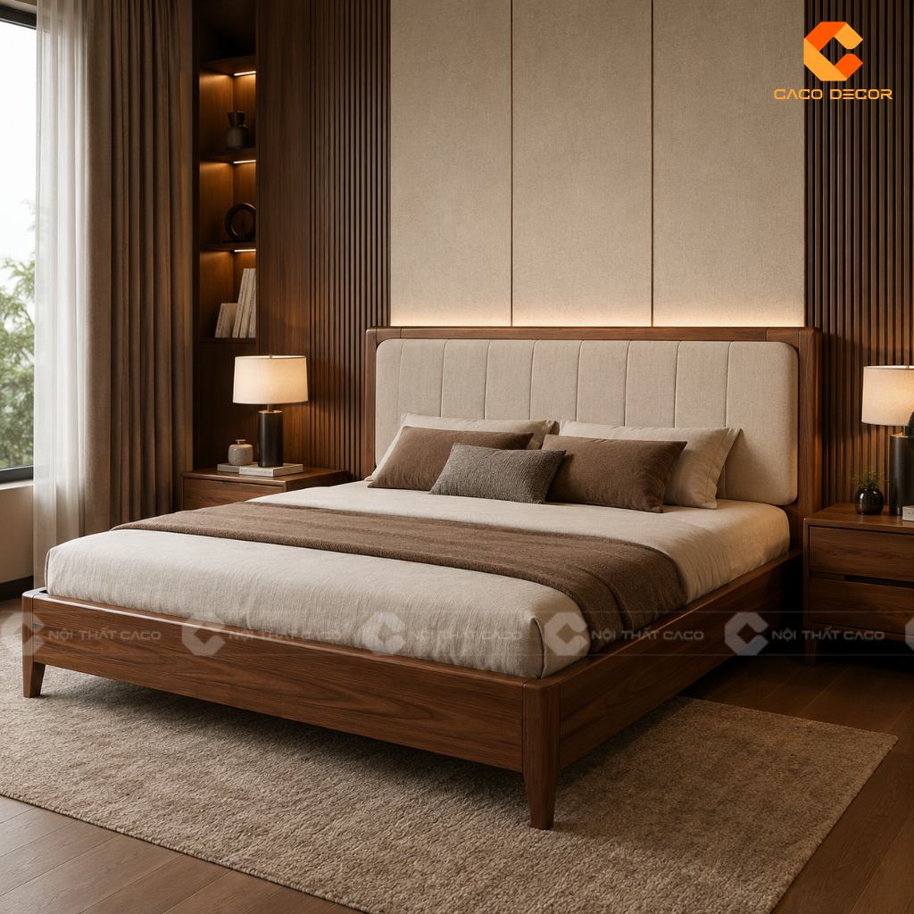 Các Mẫu Giường Gỗ Đẹp Hiện Đại Giá Trực Tiếp Xưởng Sản Xuất 19