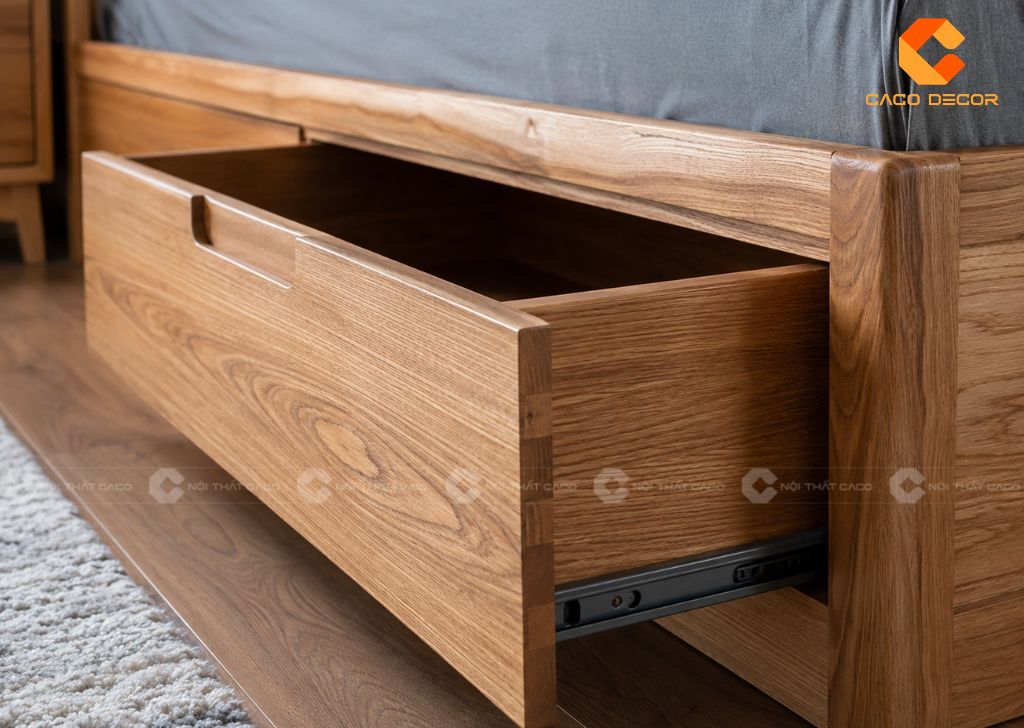 Giường Hộp Gỗ Tự Nhiên Loại Nào Bền? Gợi Ý 25 Mẫu Đẹp 23