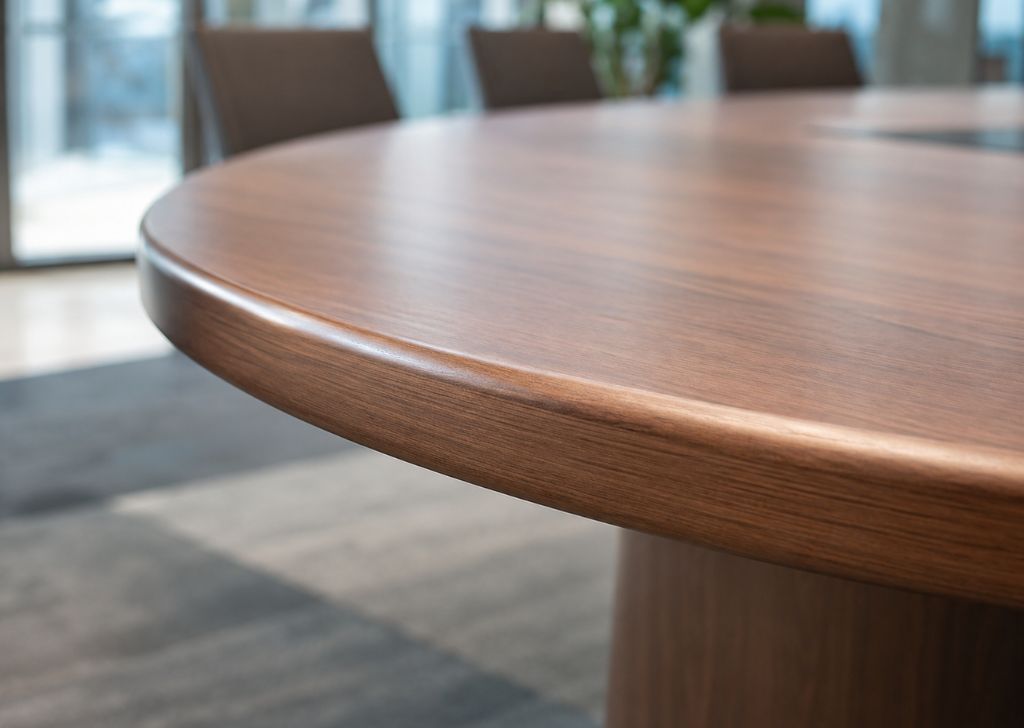 Các Mẫu Bàn Họp Oval Đẹp, Sang Trọng, Dễ Bố Trí 1