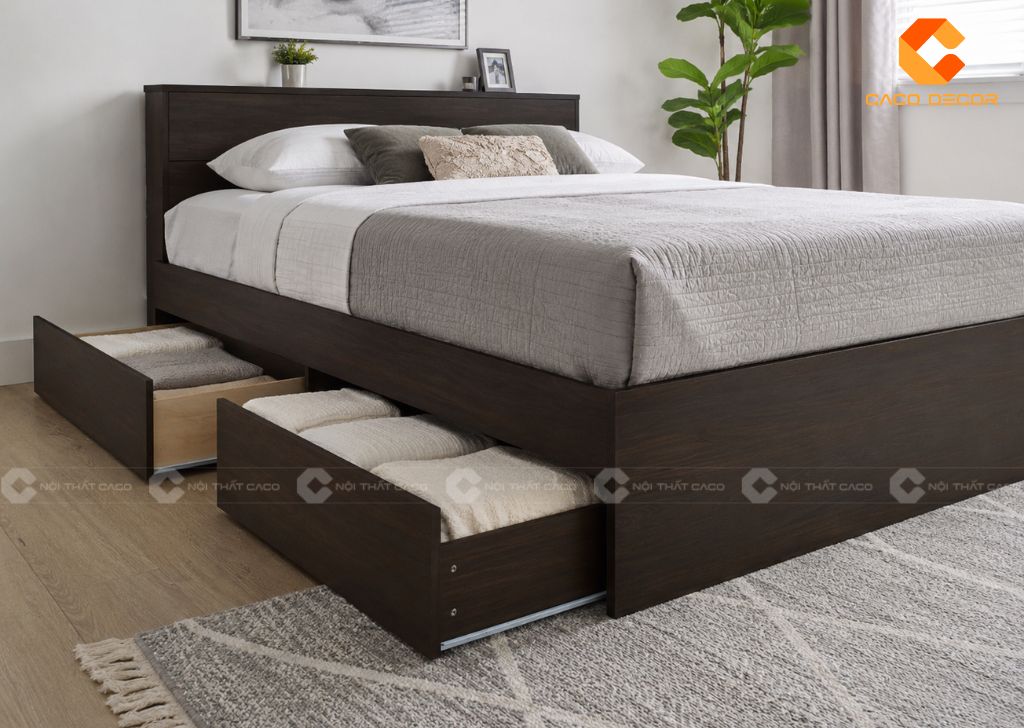 29+ Mẫu Giường Hộp Đẹp Sang Trọng, Tối Ưu Phòng Ngủ Nhỏ 1