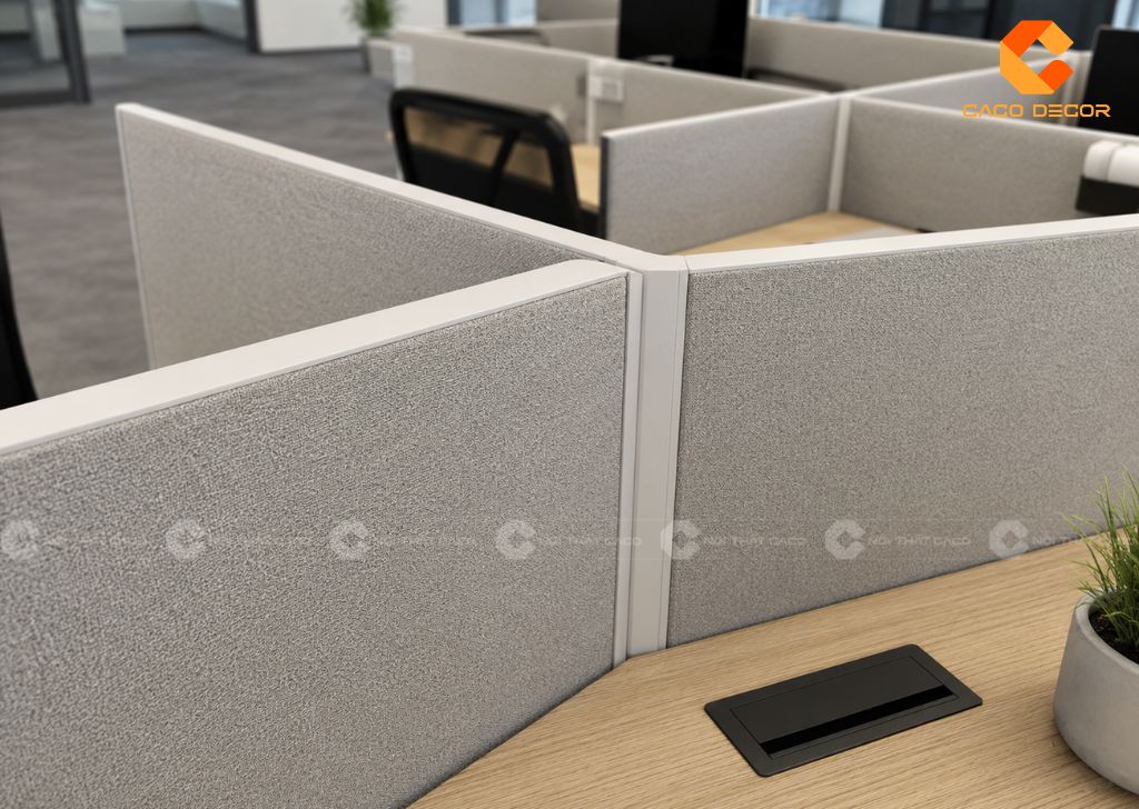 Mẫu Cụm Bàn Làm Việc 6 Người Đẹp, Giá Tốt Cho Doanh Nghiệp 16