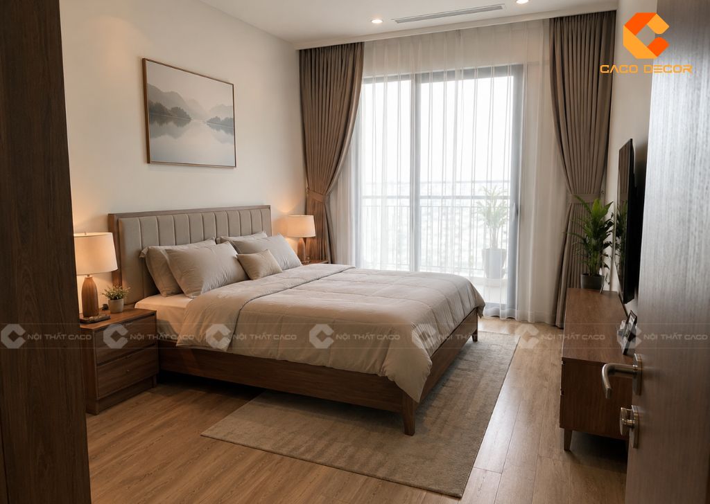 Chọn vị trí giường phù hợp trong phòng ngủ