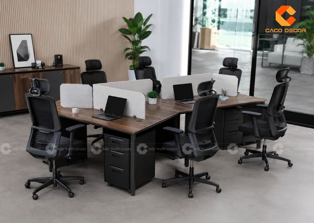Mẫu Cụm Bàn Làm Việc 6 Người Đẹp, Giá Tốt Cho Doanh Nghiệp 5