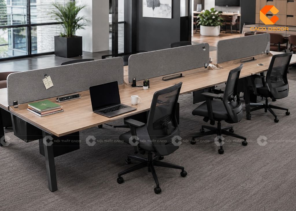 Mẫu Cụm Bàn Làm Việc 6 Người Đẹp, Giá Tốt Cho Doanh Nghiệp 17