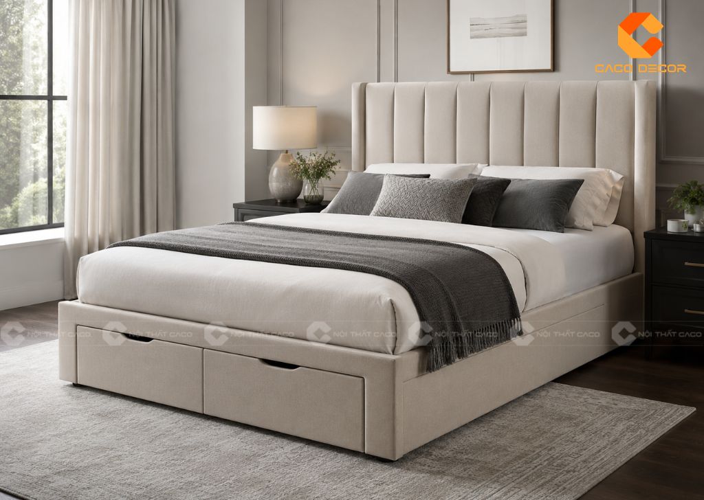 TOP Giường Hộp Có Ngăn Kéo Giá Rẻ, Tăng Không Gian Lưu Trữ 10