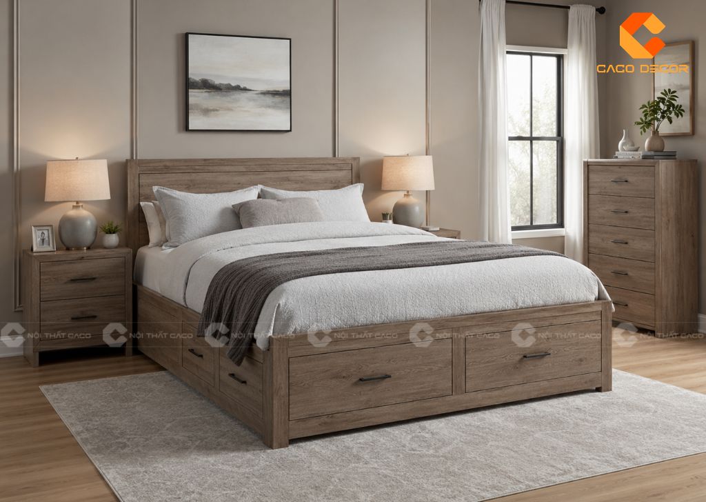 TOP Giường Hộp Có Ngăn Kéo Giá Rẻ, Tăng Không Gian Lưu Trữ 22
