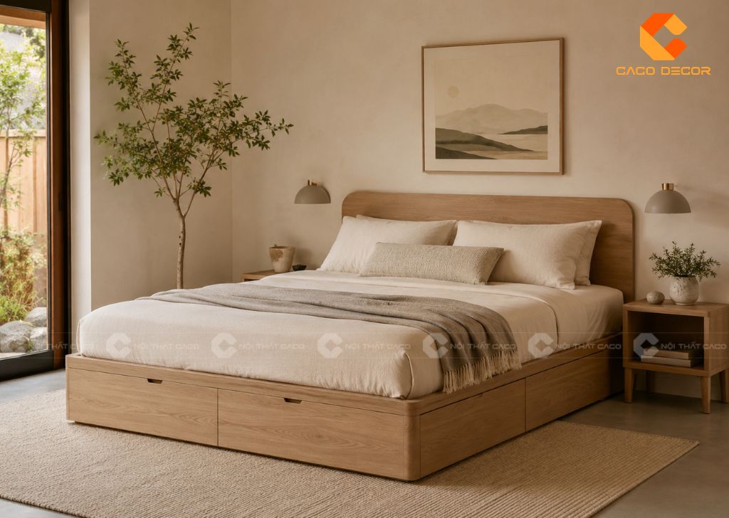 TOP Giường Hộp Có Ngăn Kéo Giá Rẻ, Tăng Không Gian Lưu Trữ 11