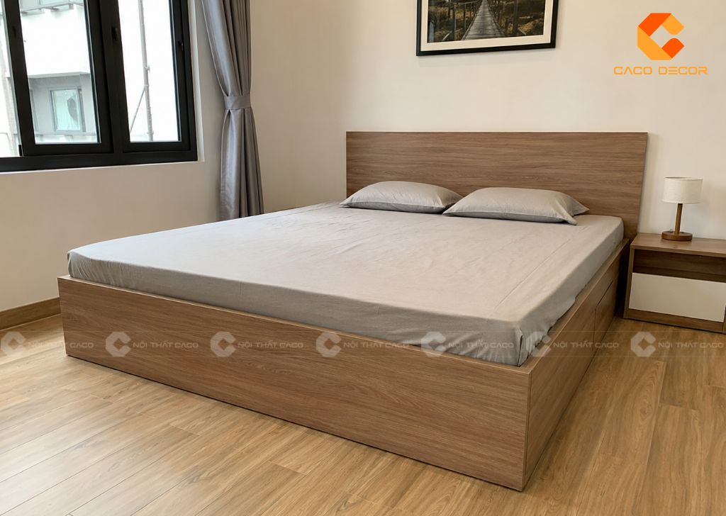 29+ Mẫu Giường Hộp Đẹp Sang Trọng, Tối Ưu Phòng Ngủ Nhỏ 2