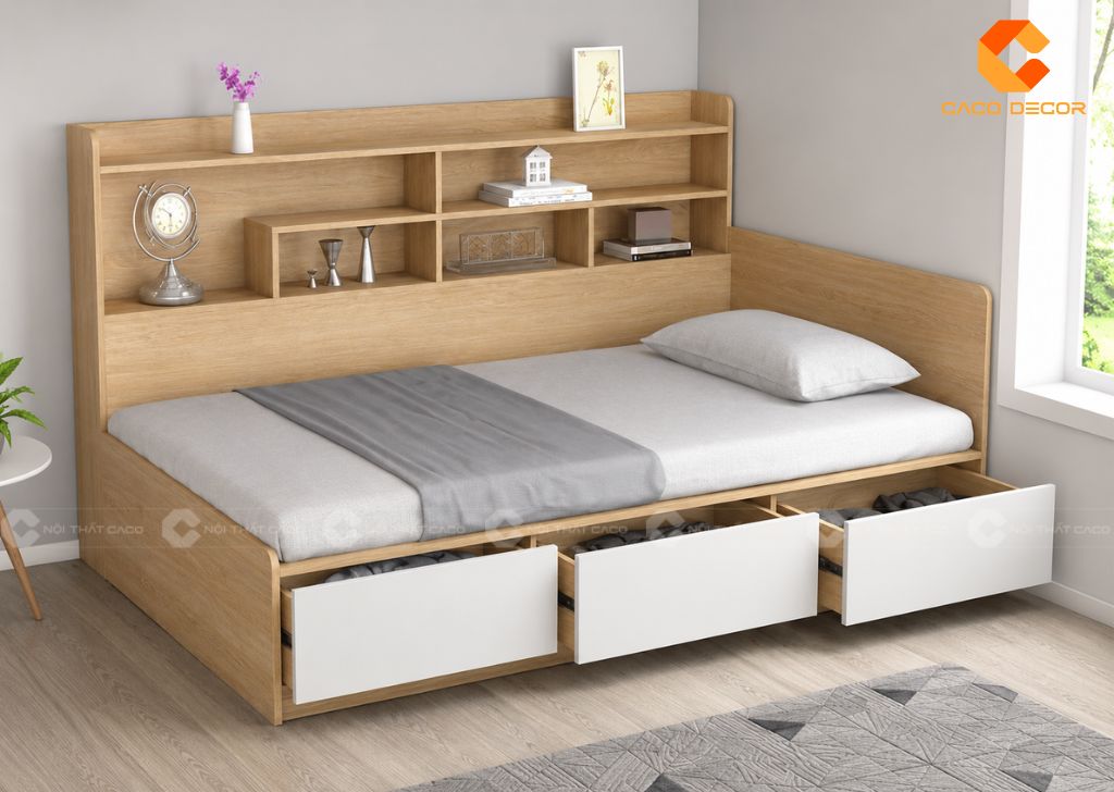 TOP Giường Hộp Có Ngăn Kéo Giá Rẻ, Tăng Không Gian Lưu Trữ 23