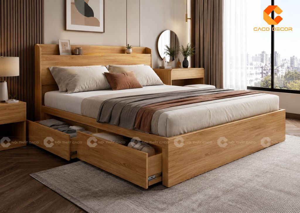 TOP Giường Hộp Có Ngăn Kéo Giá Rẻ, Tăng Không Gian Lưu Trữ 3