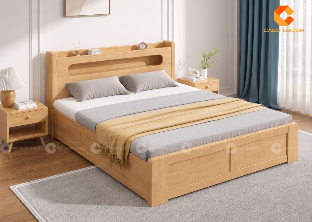 29+ Mẫu Giường Hộp Đẹp Sang Trọng, Tối Ưu Phòng Ngủ Nhỏ 8