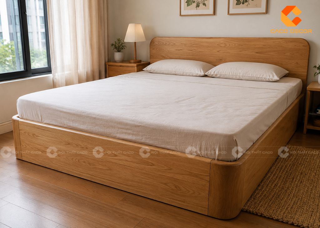 Giường Hộp Gỗ Tự Nhiên Loại Nào Bền? Gợi Ý 25 Mẫu Đẹp 4