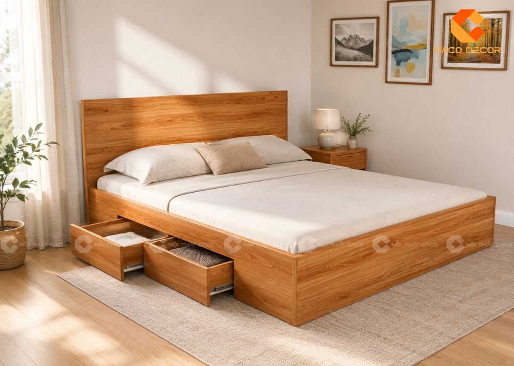 TOP Giường Hộp Có Ngăn Kéo Giá Rẻ, Tăng Không Gian Lưu Trữ 6