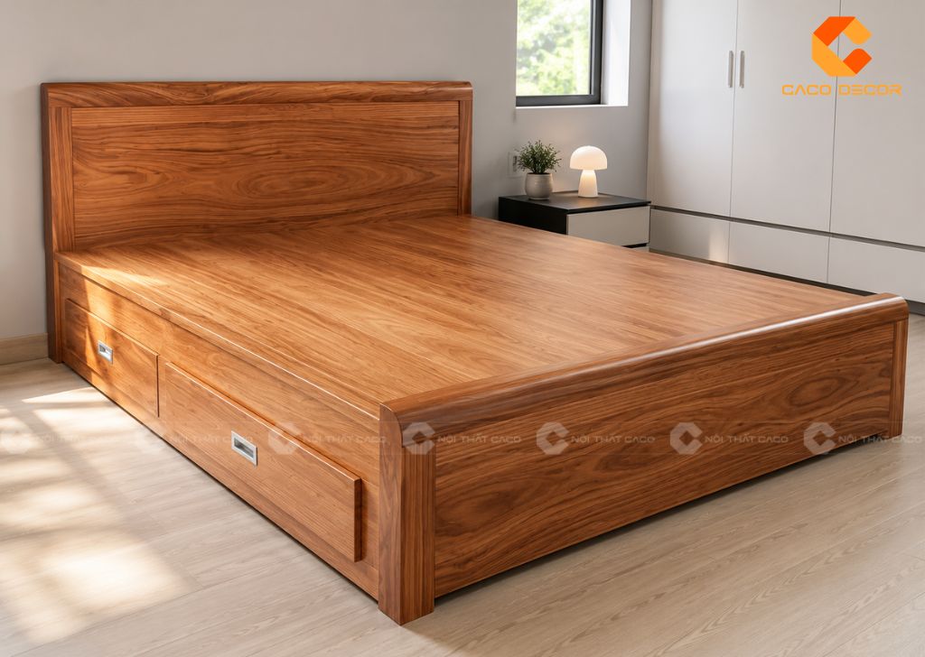 29+ Mẫu Giường Hộp Đẹp Sang Trọng, Tối Ưu Phòng Ngủ Nhỏ 11