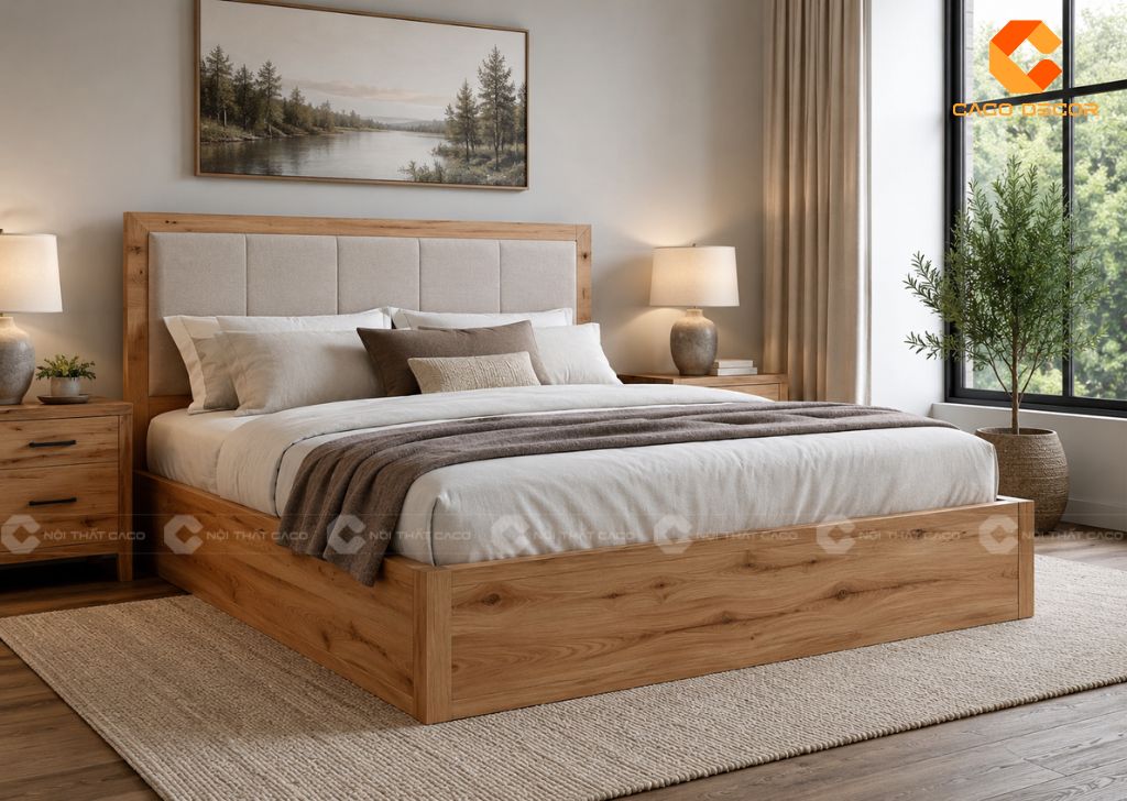 Giường Hộp Gỗ Tự Nhiên Loại Nào Bền? Gợi Ý 25 Mẫu Đẹp 21