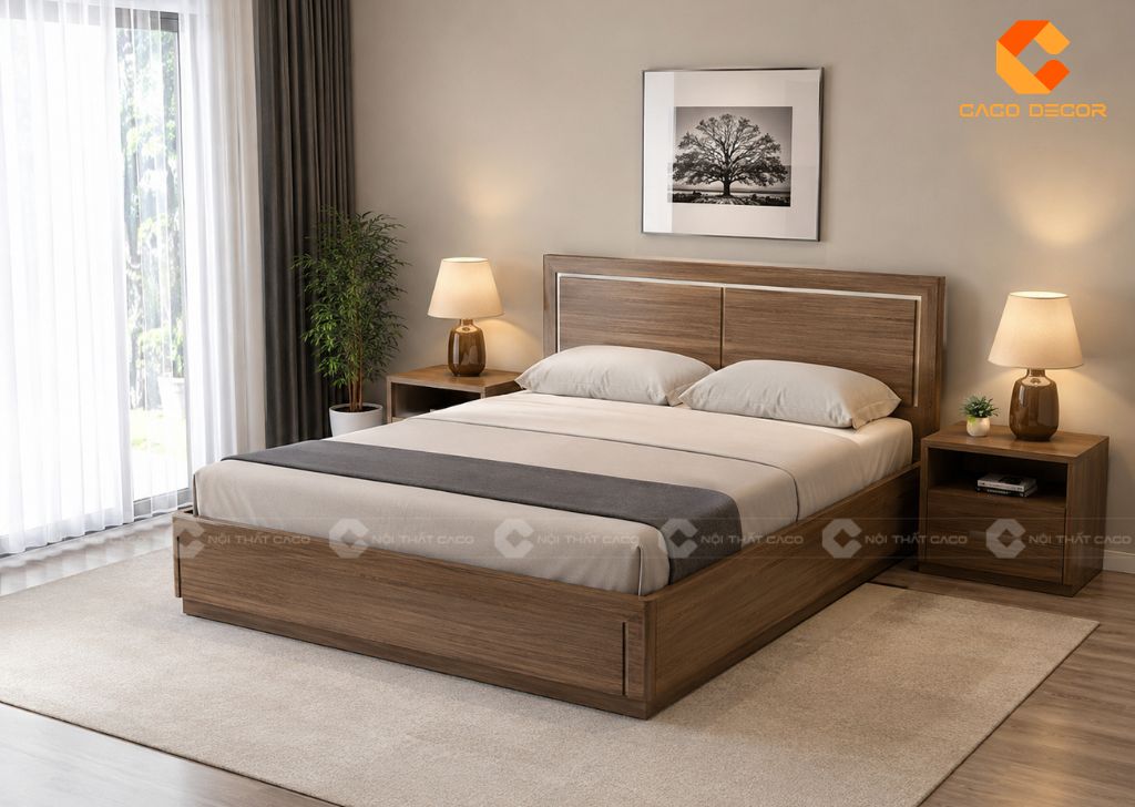 29+ Mẫu Giường Hộp Đẹp Sang Trọng, Tối Ưu Phòng Ngủ Nhỏ 17