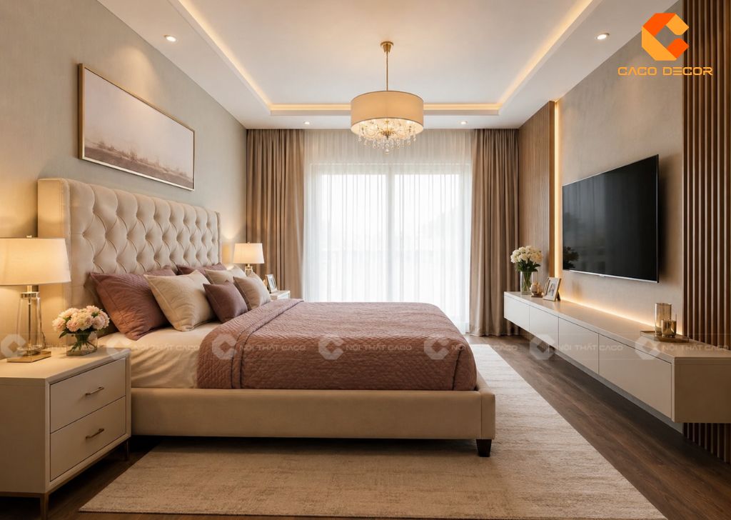 Thi công nội thất phòng ngủ 9