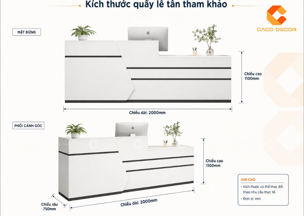 Kinh Nghiệm Mua Quầy Lễ Tân Giá Rẻ Đẹp, Chất Lượng Cao 16