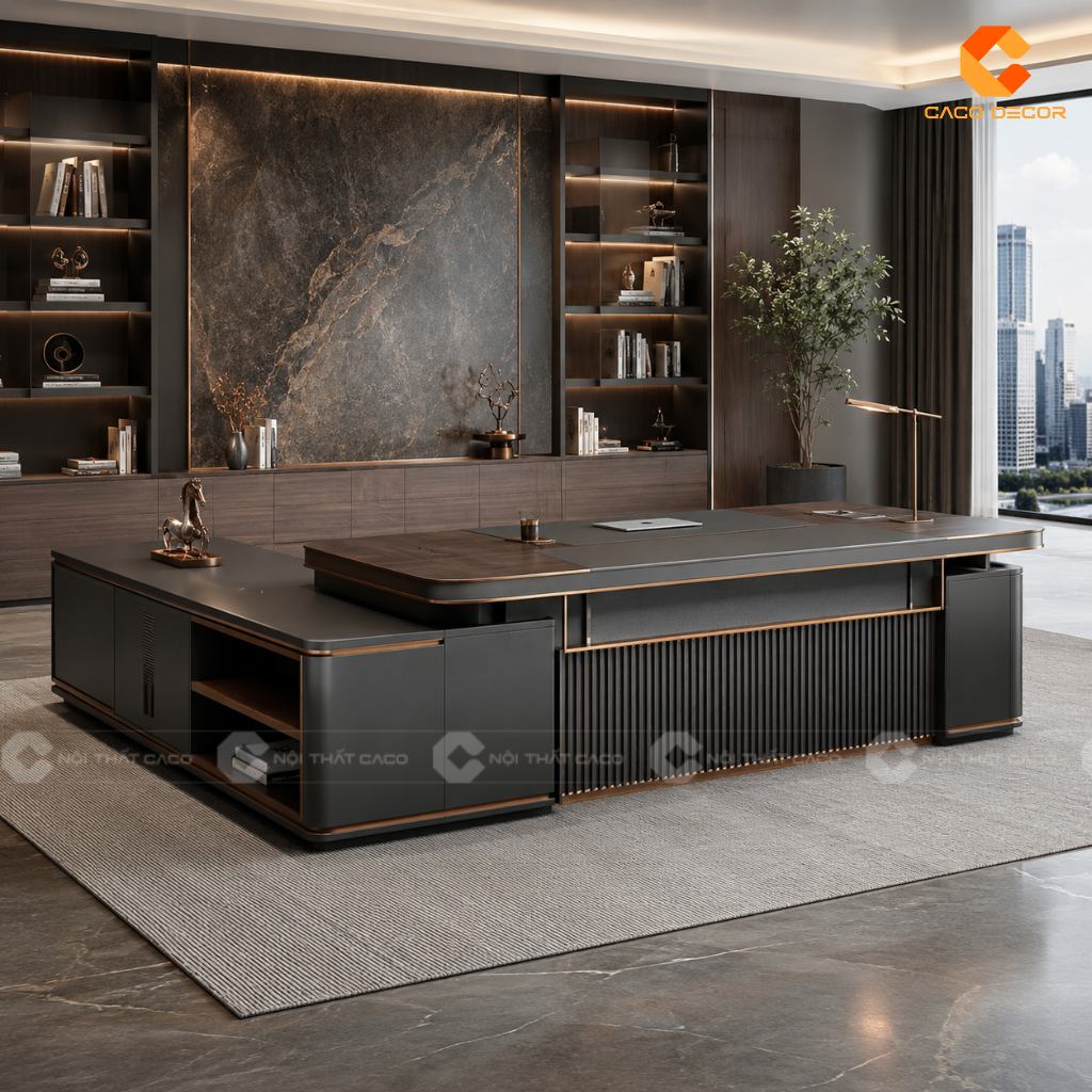 Mua Bàn Giám Đốc Có Tủ Phụ Liền Hay Tủ Di Động Sẽ Tiện Hơn? 8
