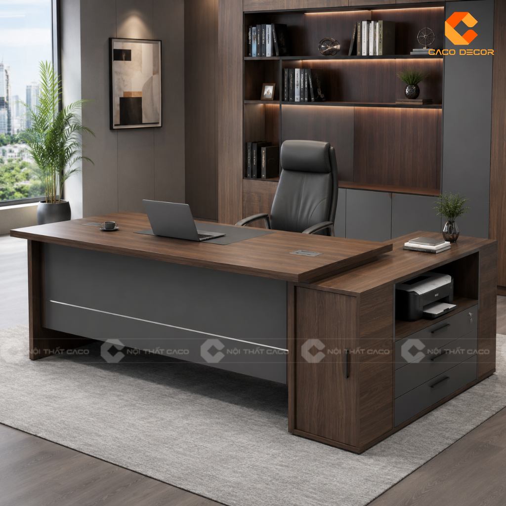 Mua Bàn Giám Đốc Có Tủ Phụ Liền Hay Tủ Di Động Sẽ Tiện Hơn? 9