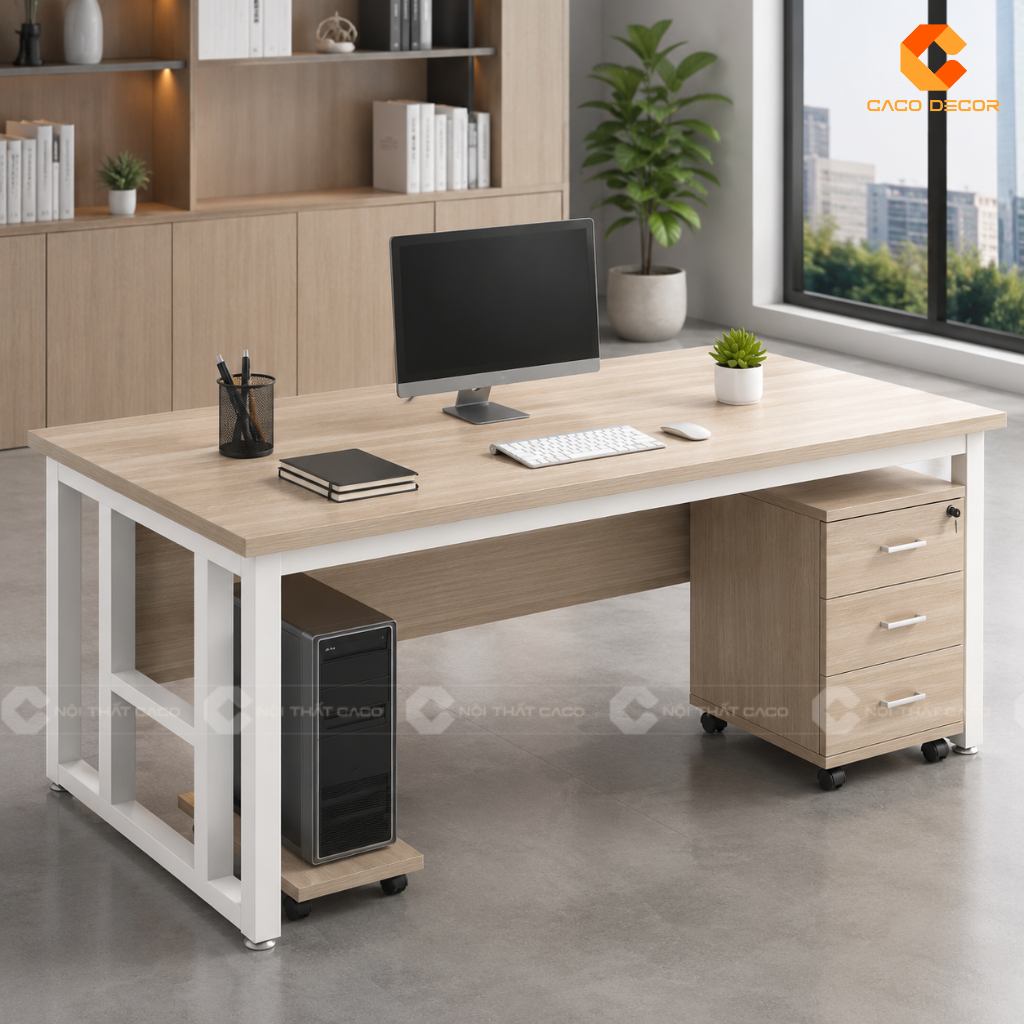 Mua Bàn Giám Đốc Có Tủ Phụ Liền Hay Tủ Di Động Sẽ Tiện Hơn? 10