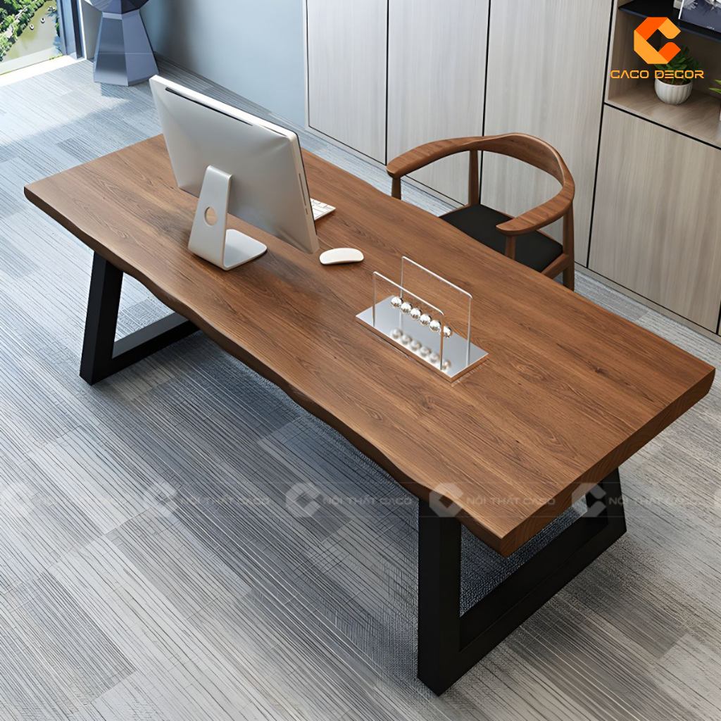 20 Mẫu Bàn Giám Đốc Gỗ Sồi Đẹp Sang Trọng, Giá Xưởng 20