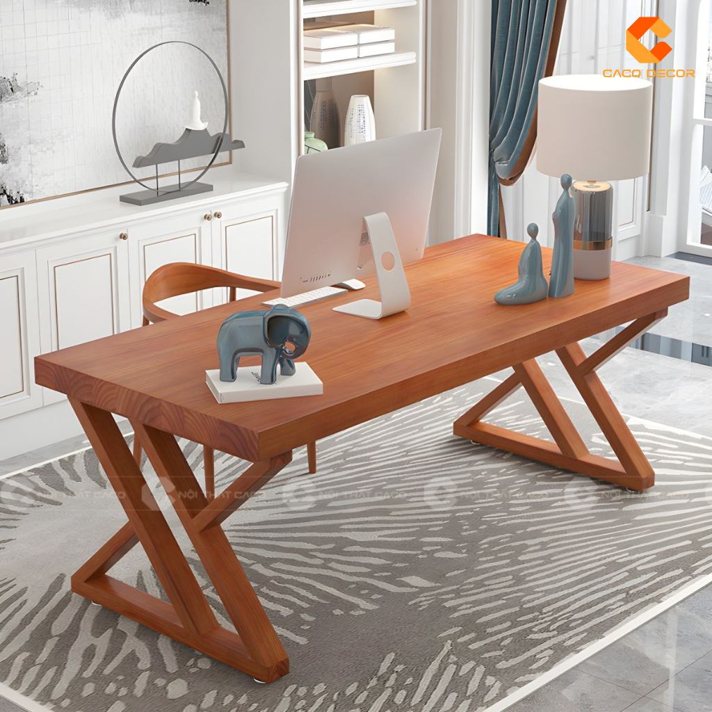 20 Mẫu Bàn Giám Đốc Gỗ Sồi Đẹp Sang Trọng, Giá Xưởng 21
