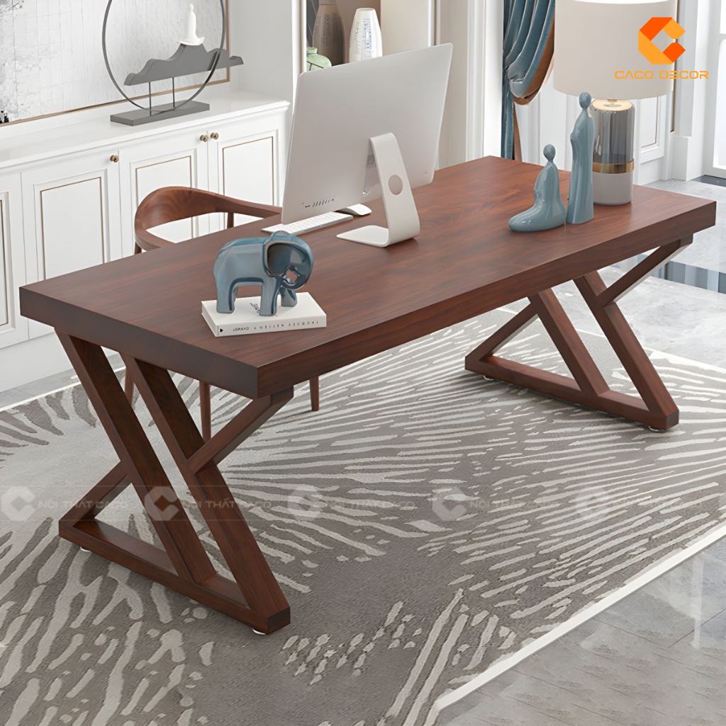 20 Mẫu Bàn Giám Đốc Gỗ Sồi Đẹp Sang Trọng, Giá Xưởng 1