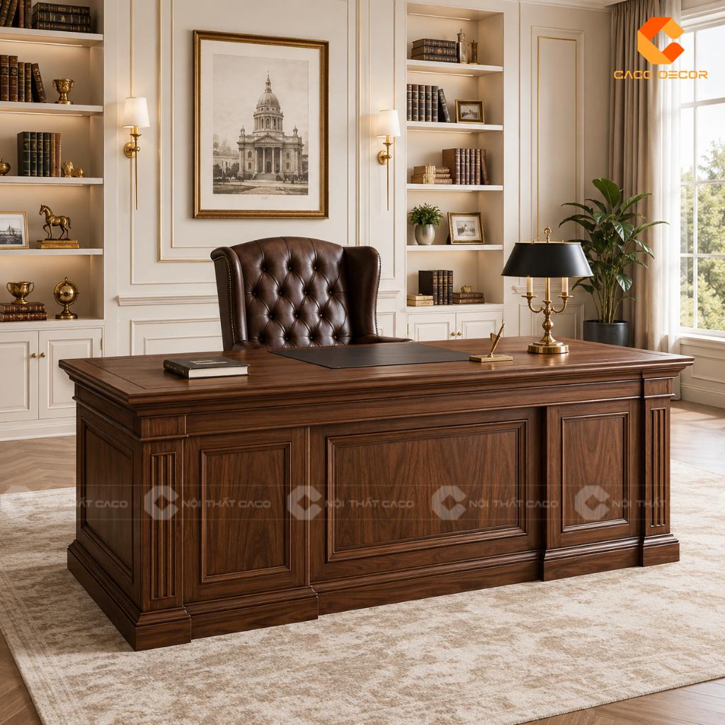 Có Nên Mua Bàn Giám Đốc Tân Cổ Điển Cho Văn Phòng?  8