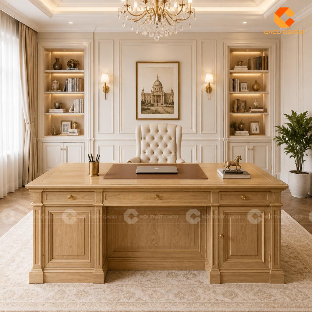 Có Nên Mua Bàn Giám Đốc Tân Cổ Điển Cho Văn Phòng?  1