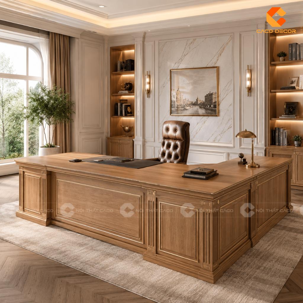 Có Nên Mua Bàn Giám Đốc Tân Cổ Điển Cho Văn Phòng?  2