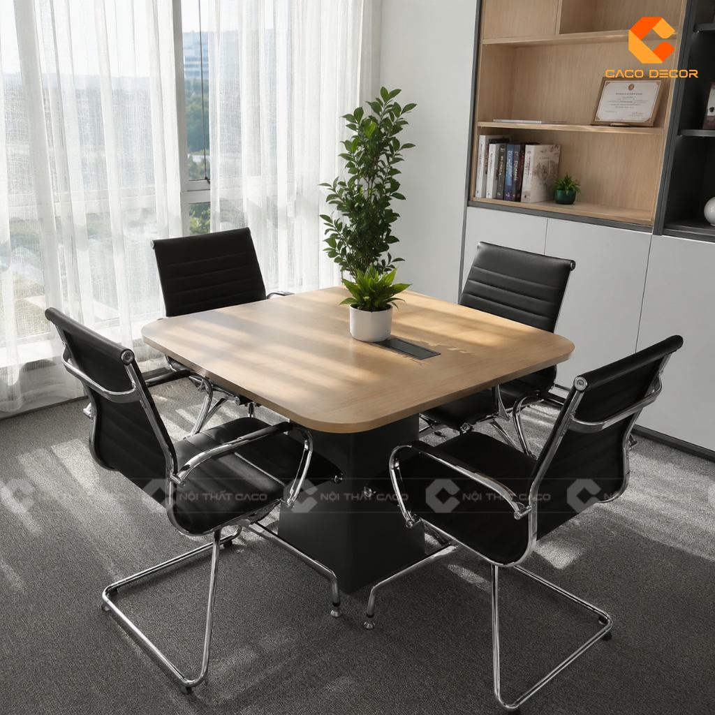 TOP 20 Mẫu Bàn Họp 4 Người Nhỏ Gọn Đẹp Chuẩn Văn Phòng 21