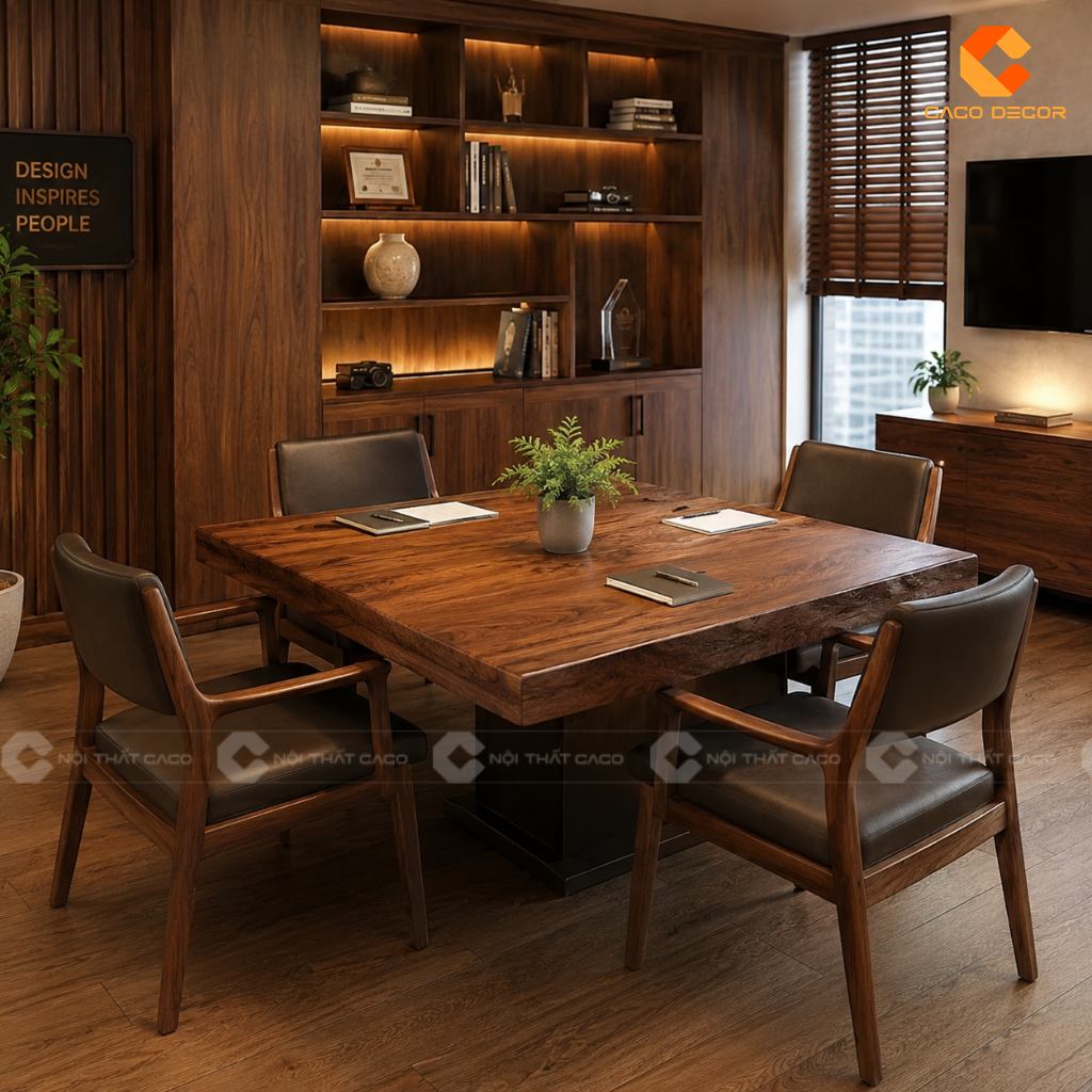 TOP 20 Mẫu Bàn Họp 4 Người Nhỏ Gọn Đẹp Chuẩn Văn Phòng 24