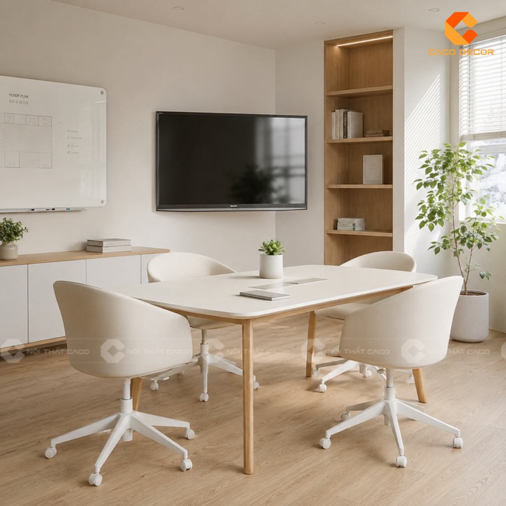 TOP 20 Mẫu Bàn Họp 4 Người Nhỏ Gọn Đẹp Chuẩn Văn Phòng 19