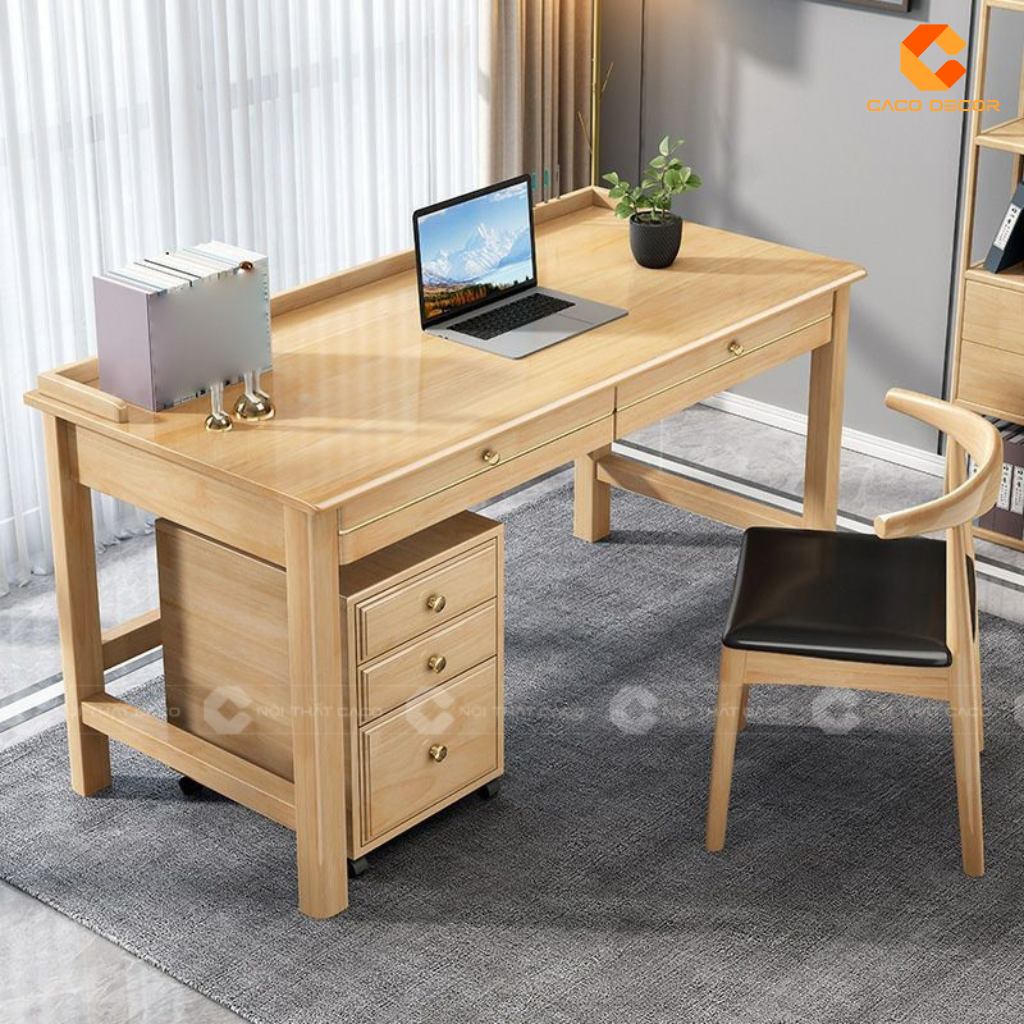 20 Mẫu Bàn Giám Đốc Gỗ Sồi Đẹp Sang Trọng, Giá Xưởng 5